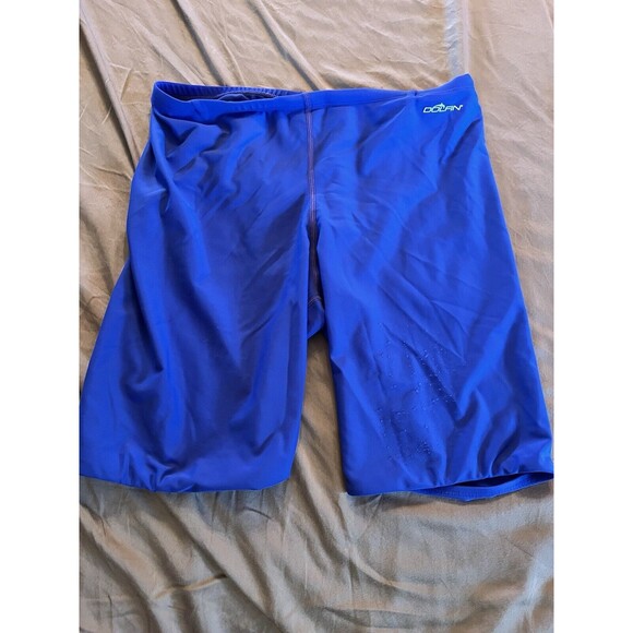 Mens Dolfin Classic Blue Spandex Jammers Compression Shorts 36 swimsuit - Picture 1 of 7